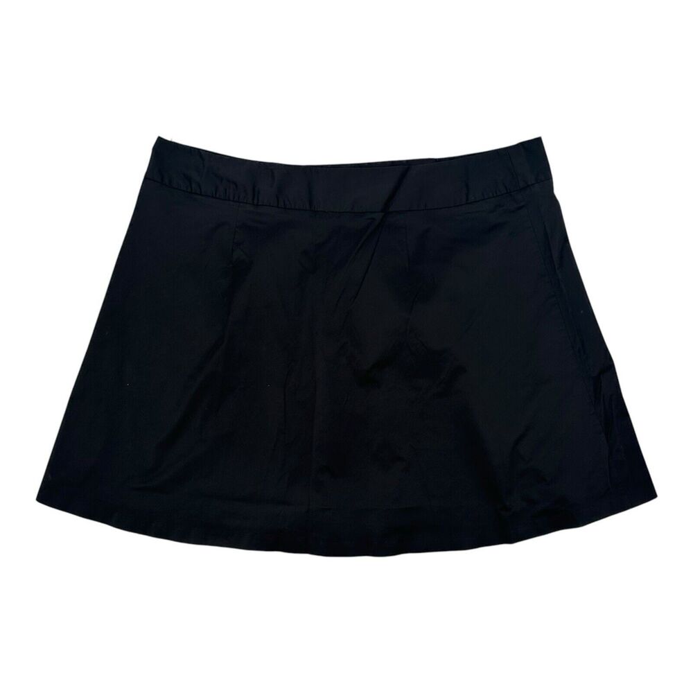 Lane Bryant Skirt Plus Size 28 4X A-Line Satin Black Witch Goth Skater Grunge - Picture 6 of 11